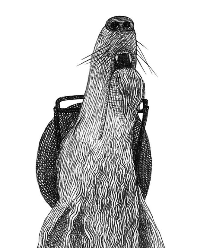 Screenprint Perro cantante