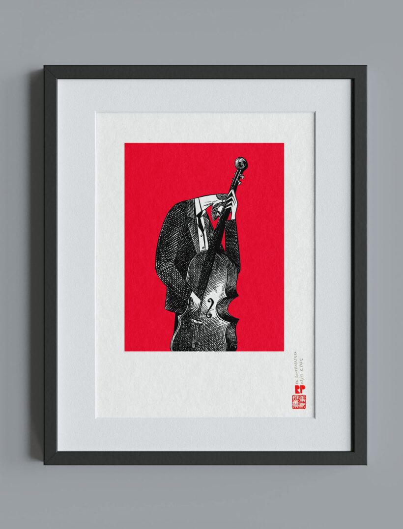 Contrabajista | Double bass player | Ramón París