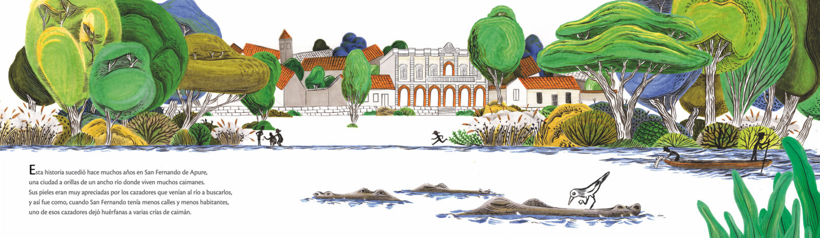 La Caimana ilustrado por Ramón París