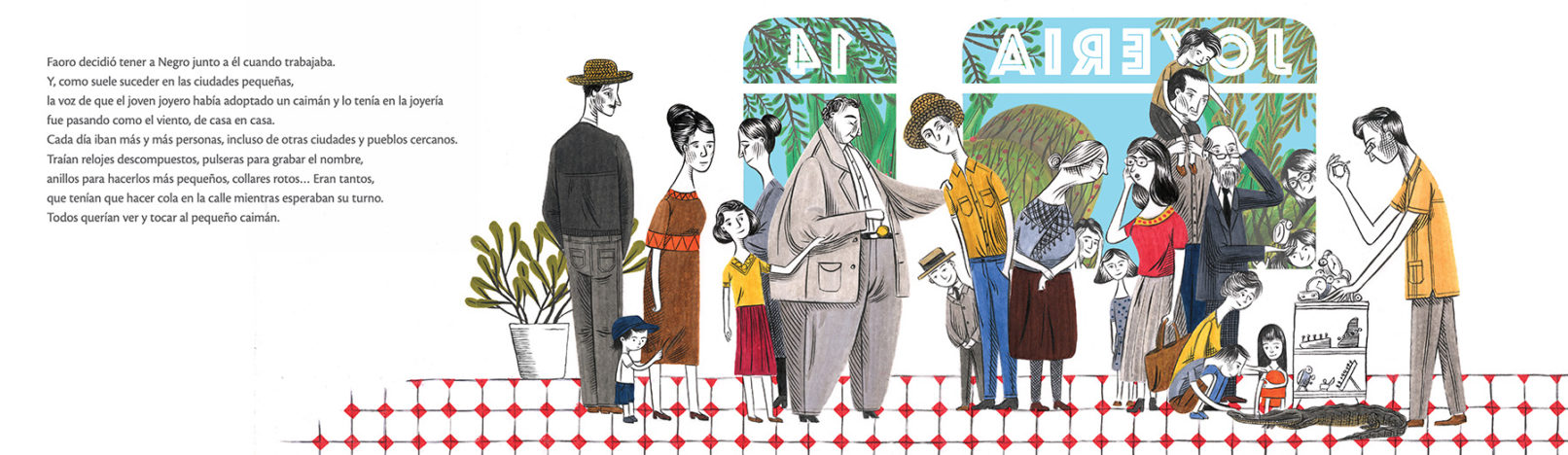 La Caimana ilustrado por Ramón París